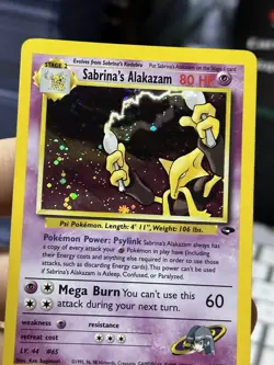 #2 Sabrina's Alakazam 16/132 Gym Challenge 2000 Holo Rare WOTC Pokemon Card TCG - Image 5