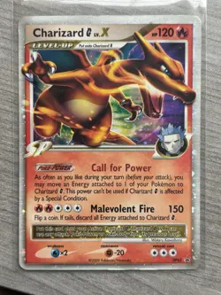 Pokemon Charizard G Lv.X DP45 Diamond & Pearl Holo Promo Level Up Card - Image 1