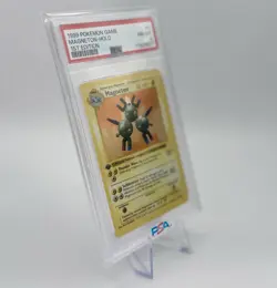 1999 Pokemon Base Set Shadowless 1st Edition Magneton 9/102 PSA 8 - Image 4