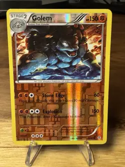 Pokemon TCG Golem Holo Rare Card 45/83 Generations Light Play - Image 1