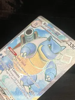 2023 Pokemon Scarlet & Violet 151 Blastoise ex Ultra Rare 184/165 TCG Raw Card. - Image 4