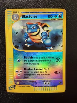 Pokemon TCG Expedition Blastoise Reverse Holo 36/165 Vintage LP/MP - Image 1