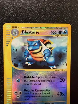 Pokemon TCG Expedition Blastoise Reverse Holo 36/165 Vintage LP/MP - Image 4