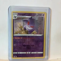 Gengar 66/196 Lost Origin Reverse Holo Rare Pokemon Card TCG 066/196 Pokemon - Image 1