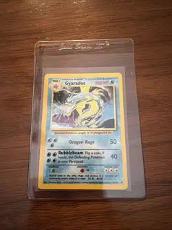 Pokemon 1995 Gyarados TCG Base Set Holo Rare Card #6/102 Vintage - Image 1