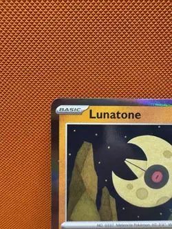 Lunatone Pokemon Mega Evolution Stamped MEP 004 Pre Release Promo Holo NM - Image 2