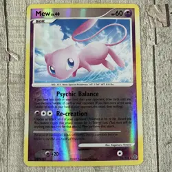 Mew 15/132 Secret Wonders Reverse Holo HP Pokemon Card Print Line Error - Image 2
