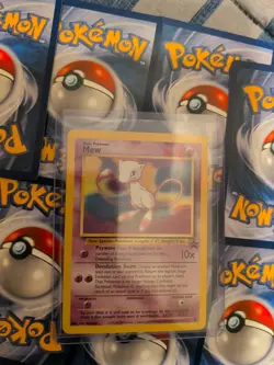 Vintage - Pokemon TCG Card 1999 Mew Black Star Promo 8 - Mint Condition!! - Image 1