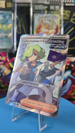 Pokemon Ciphermaniac's Codebreaking 198/162 SV05 Temporal Forces Full Art Holo - Image 1