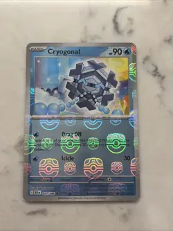 Cryogonal (Master Ball Pattern) SV: Black Bolt 027/086 Pokemon TCG - Image 1