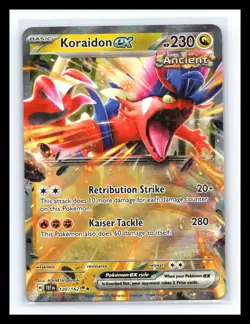 💥 Pokemon TCG - Koraidon ex - 120/162 Temporal Forces - Double Rare Holo - Image 1