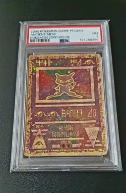 2000 Pokemon Ancient Mew Movie Promo PSA NM 7 - Image 1