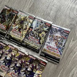 1st Edition Assorted Yu-Gi-Oh Booster Pack Lot- (9 Total Packs)- New/Sealwd - Image 3