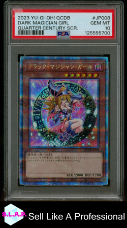 DARK MAGICIAN GIRL YU-GI-OH! JAP QCDB-QUARTER CENTURY SCR. 2023 JP008 PSA 10 - Image 1