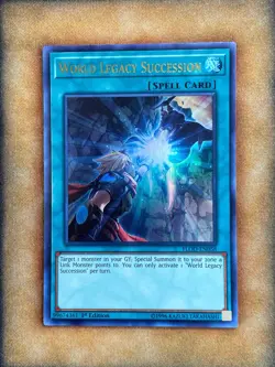 Yugioh World Legacy Succession FLOD-EN058 Ultra Rare 1st Ed LP - Image 1