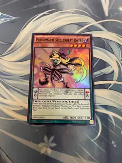 YUGIOH - PERFORMAPAL SKULLCROBAT JOKER - SUPER RARE - PEVO - 1ST ED - NM - Image 1