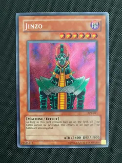 Yugioh Jinzo BPT-011 Secret Rare Moderate Play - Image 1