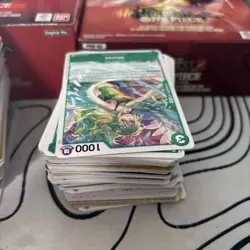 One Piece OP14+OP13+PRB02 Bulk P, C, UC R and Leader- Pack Fresh approx 500 car - Image 3