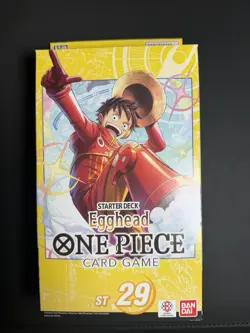 One Piece TCG ST-29 Starter Deck 29 Egghead Sealed -DECK ONLY- ships in a box - Image 1