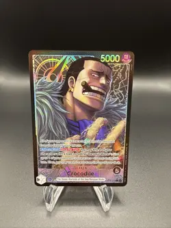 One Piece Crocodile Azure Sea’s Seven English (Alt Art) Leader OP14-079 - Image 1