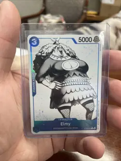 One Piece TCG Elmy C ST22-004 Parallel Art Starter Deck Ace Newgate NM - Image 1