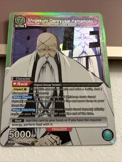 Union Arena Bleach - Genryusai Yamamoto UEO1BT/BLC-1-093 SR - English On Hand - Image 1