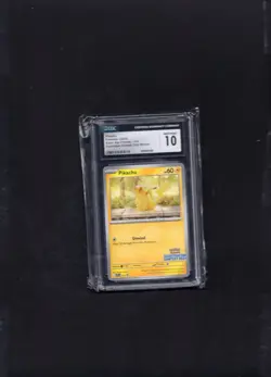 PIKACHU - 3 CARD LOT- ALL CGC GRADED 10 - GEM MINT - BLACK STAR PROMOS - Image 2