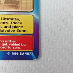 Bandai Digimon CCG Digivolve Crest Tag Option Bo-99 1999 Card - Image 2