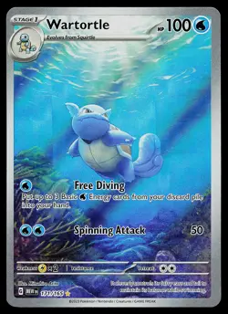 Pokemon Card - Wartortle Scarlet & Violet 151 171/165 Holo Illustration Rare - Image 1