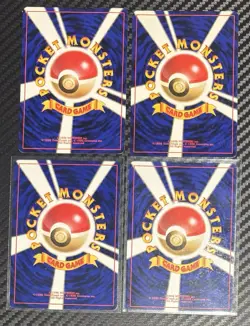 Pokemon 1996 Base set X4 Cards Bulbasaur, Pikachu , Charmander, Magikarp Cards! - Image 2