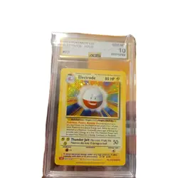 Pokemon Trading Card Game Classic Electrode Holo CLC 011/034 AGS Gem-MT 10 2023 - Image 1