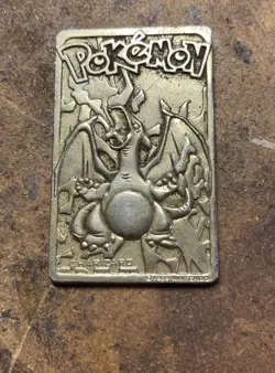 Vintage Pokemon Limited Edition 1999 Charizard 23K Gold Plated Trading Card BK - Image 1