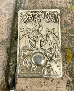 Vintage Pokemon Limited Edition 1999 Charizard 23K Gold Plated Trading Card BK - Image 2