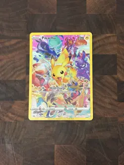 Pokemon TCG Pikachu Crown Zenith Holo Card 160/159 Mint 9 Secret Rare - Image 1