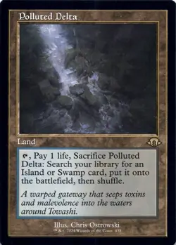 Polluted Delta (Retro Frame) Modern Horizons 3 - Magic MTG NM - Image 1