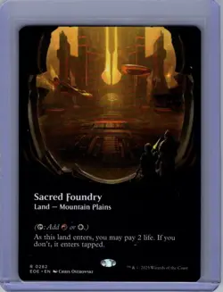 Sacred Foundry (Borderless) R Edge of Eternities 282 NM - Image 1