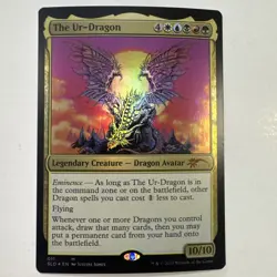 Magic MTG Secret Lair FOIL The Ur-Dragon LP - Image 1