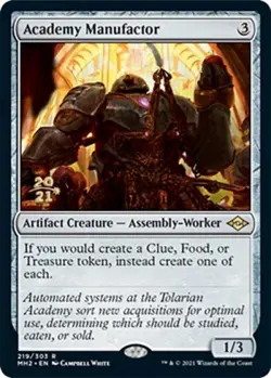 Academy Manufactor -Foil Light Play MTG Promos: Prerelease Cards - Image 1