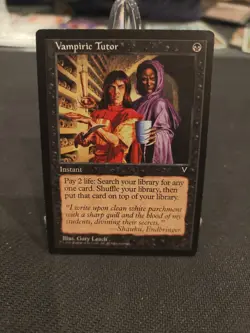 1 x Vampiric Tutor - Visions - MP - MTG WoTC Magic The Gathering - Image 1