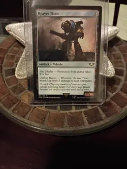 MTG Reaver Titan Magic: The Gathering Warhammer 40K Rare #163 - Image 1