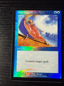 MTG Magic the Gathering Counterspell Judge Promo Foil - Free Shipping! Near Mint - Image 1
