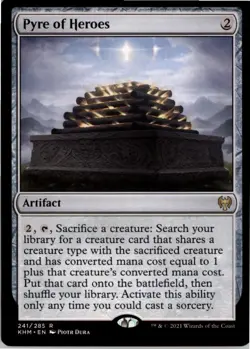 Pyre of Heroes R Kaldheim 241 NM MTG x1 - Image 1