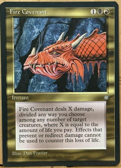 LIMITED EDITION Ice Age Vintage MtG Fire Covenant Unplayed NM - Image 1