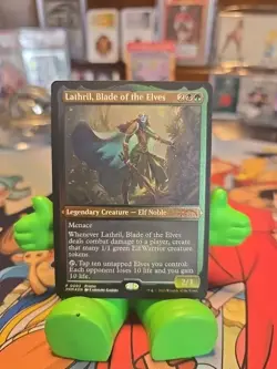 MTG Lathril, Blade of the Elves (Foil Etched) Media Promo Magic Elf FOIL NM - Image 1