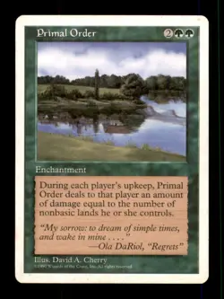 Primal Order LP Light Play Fifth Edition MTG [12234] - Image 1