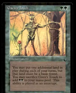 Gaea's Touch LP Light Play The Dark MTG [6674] - Image 1