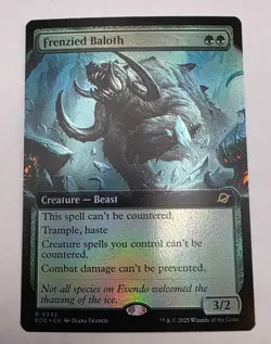 MTG Frenzied Baloth Edge of Eternities 0342 Foil Never Played - Image 1