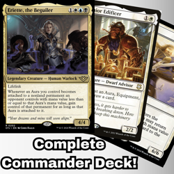 MTG Commander EDH Deck Eriette, the Beguiler 100 Magic Cards Custom Auras Theft - Image 1