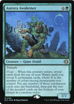 Aurora Awakener Lorwyn Eclipsed Foil NM 165 - Image 1