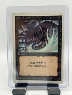 MTG, Dark Ritual LP $3 ORDER MIN Revised Edition Regular - Image 1